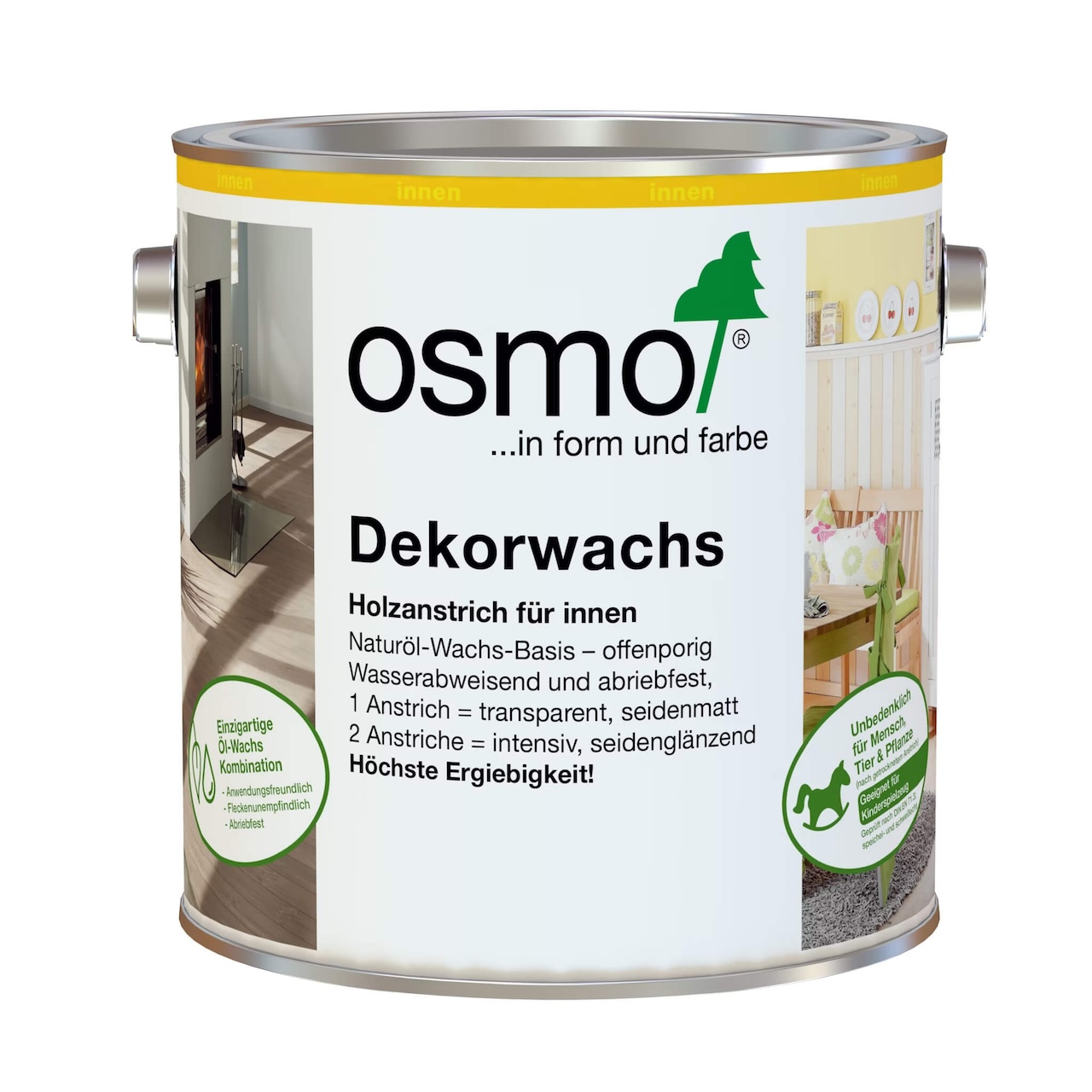 OSMO Wood Wax Finish Intensive Colours